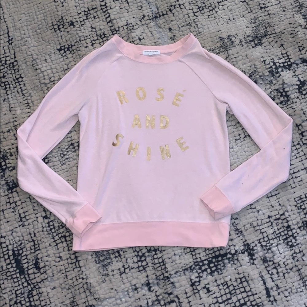 Pink sweatshirt